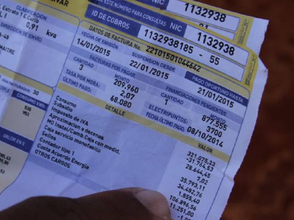 Comerciantes piden a Electricaribe acuerdos de pagos por crisis financiera