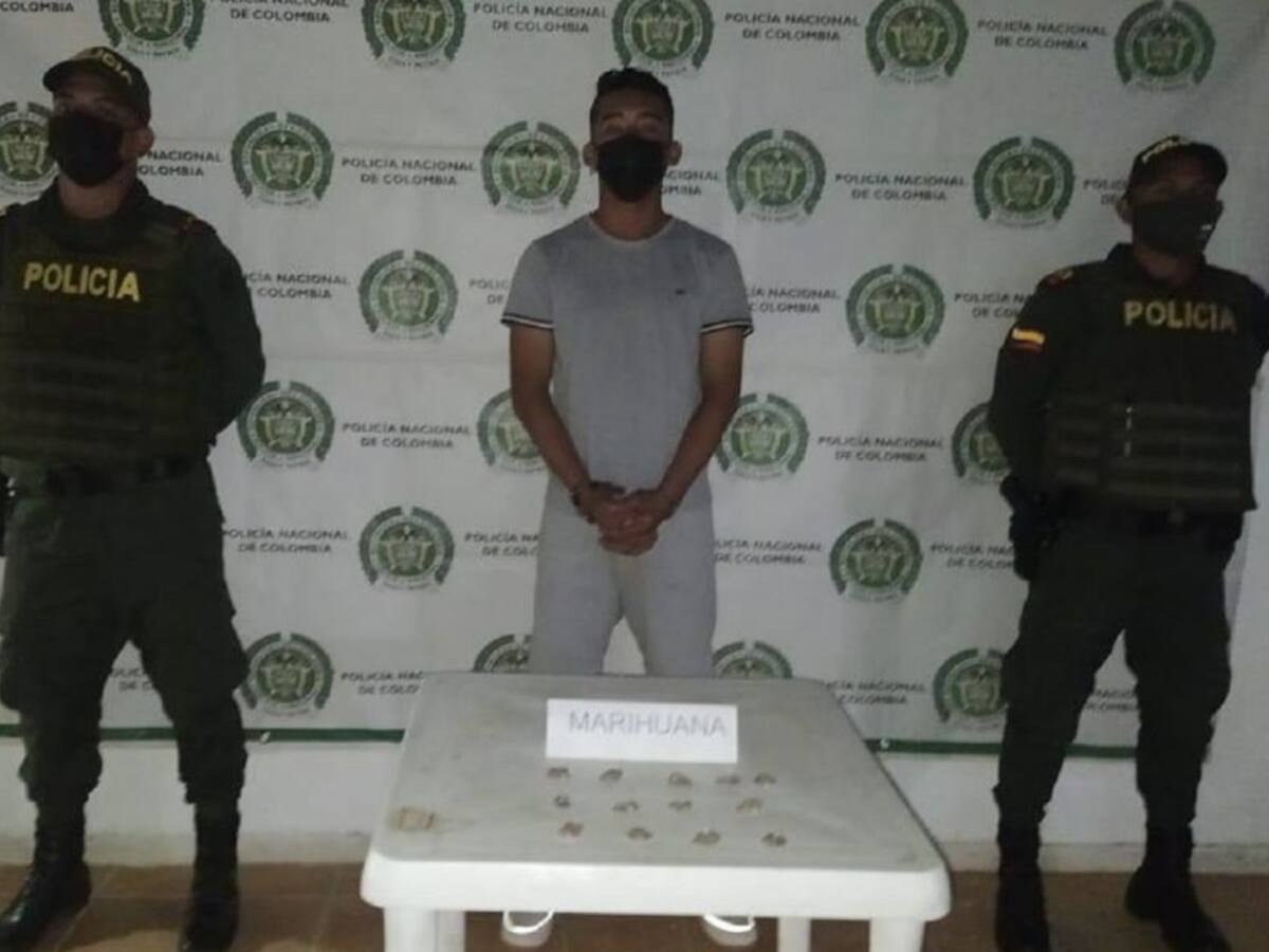 Presuntos expendedores de drogas detenidos en Mompox, Bolívar