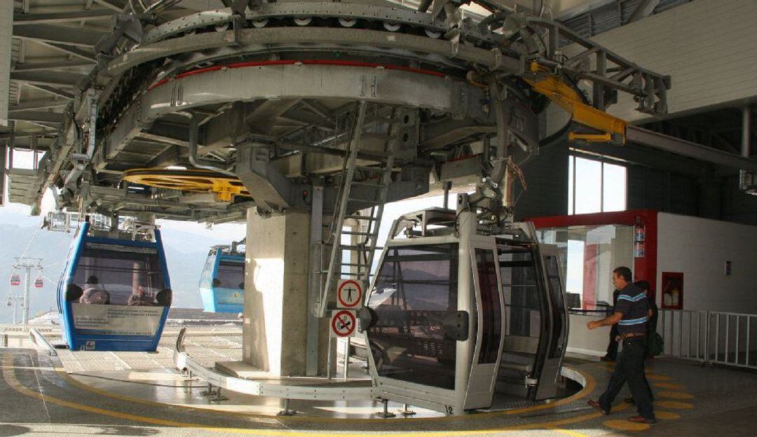 Estación del cable aéreo en Manizales