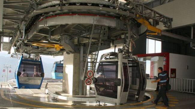 Estación del cable aéreo en Manizales