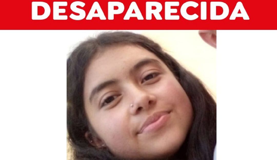 Menor desaparecida