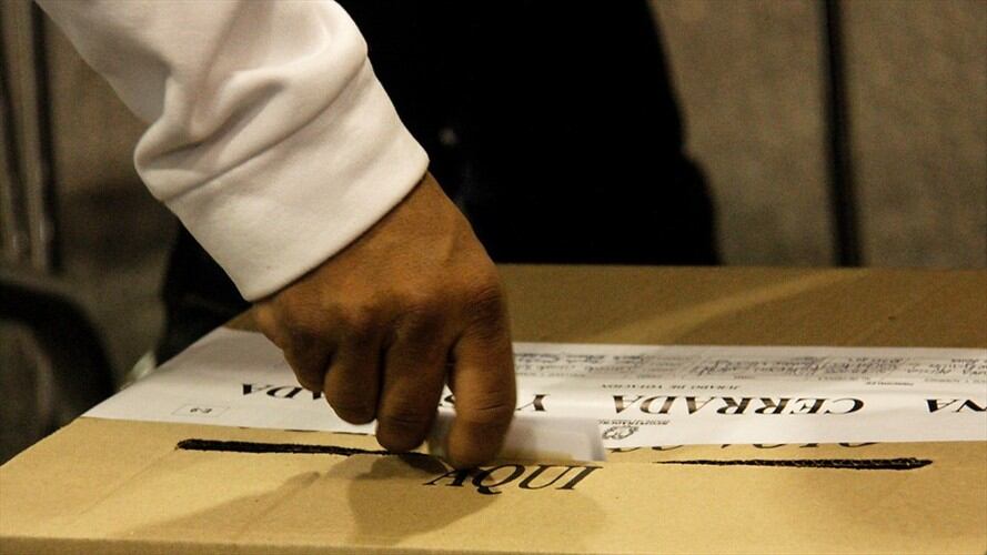 Votación del plesbiscito. Foto: Colprensa