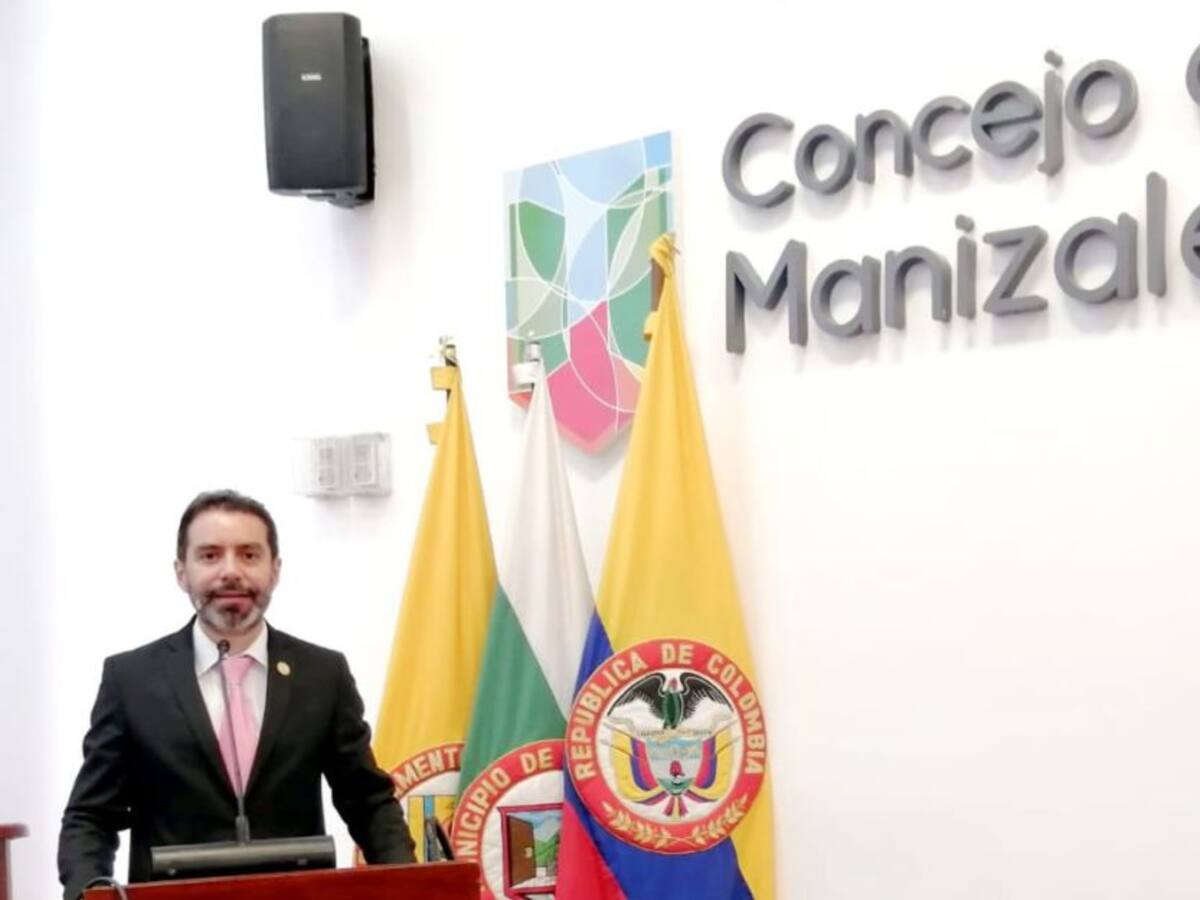 Hernando Marín, nuevo presidente del Concejo de Manizales para el 2022