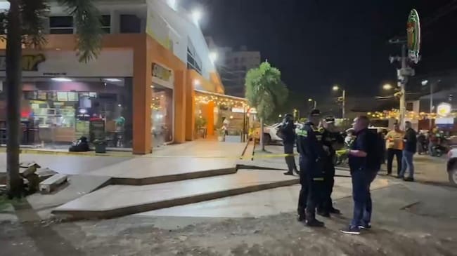 Captura de video de la Policía Metropolitana de Montería.
