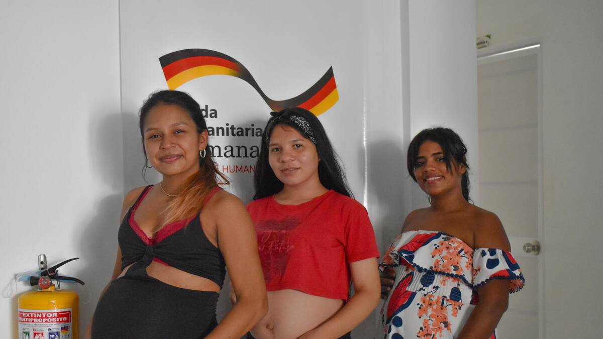 Mujeres gestantes de Santa Marta son asistidas en atención médica por organización alemana