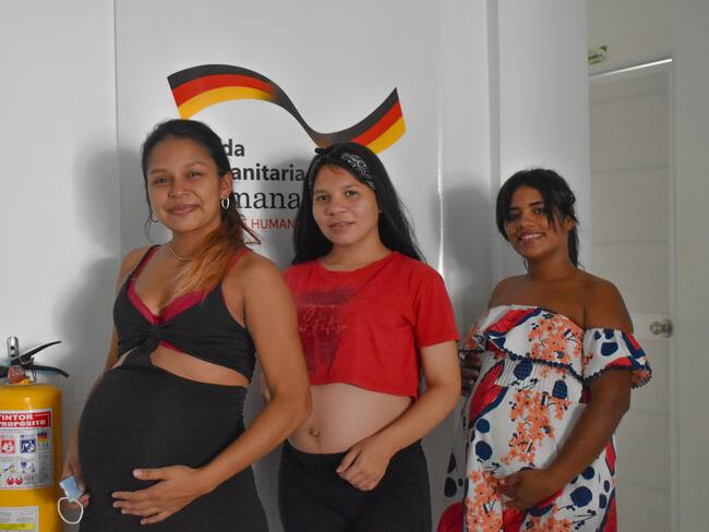 Mujeres gestantes de Santa Marta son asistidas en atención médica por organización alemana