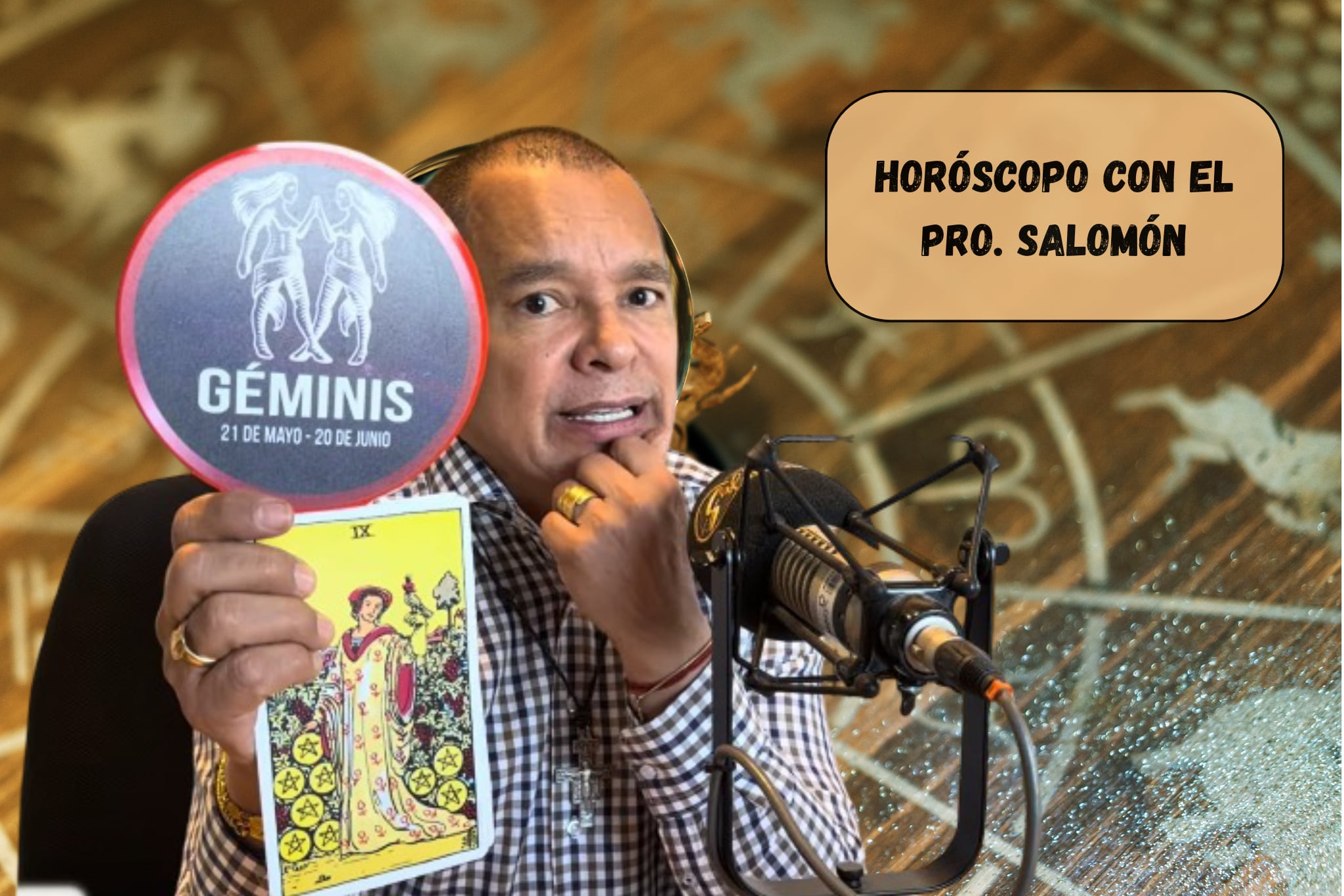 Él es el profesor Salomón, experto en la lectura del Horóscopo y el Tarot (Crédito: Profesor) // imagen del horóscopo tomada de Getty Imagenes (Autor: Fiordaliso)