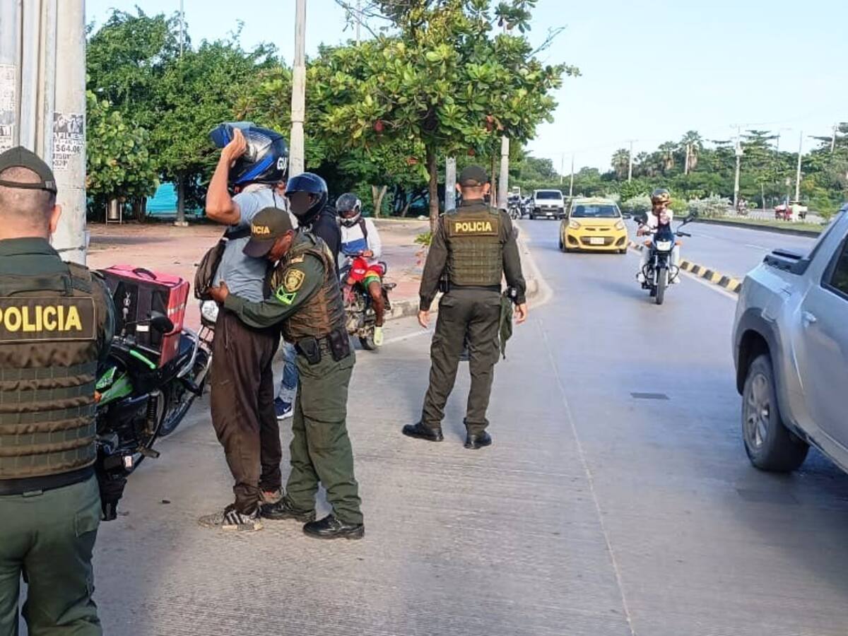 Cinco capturados por porte ilegal de armas de fuego durante el fin de semana