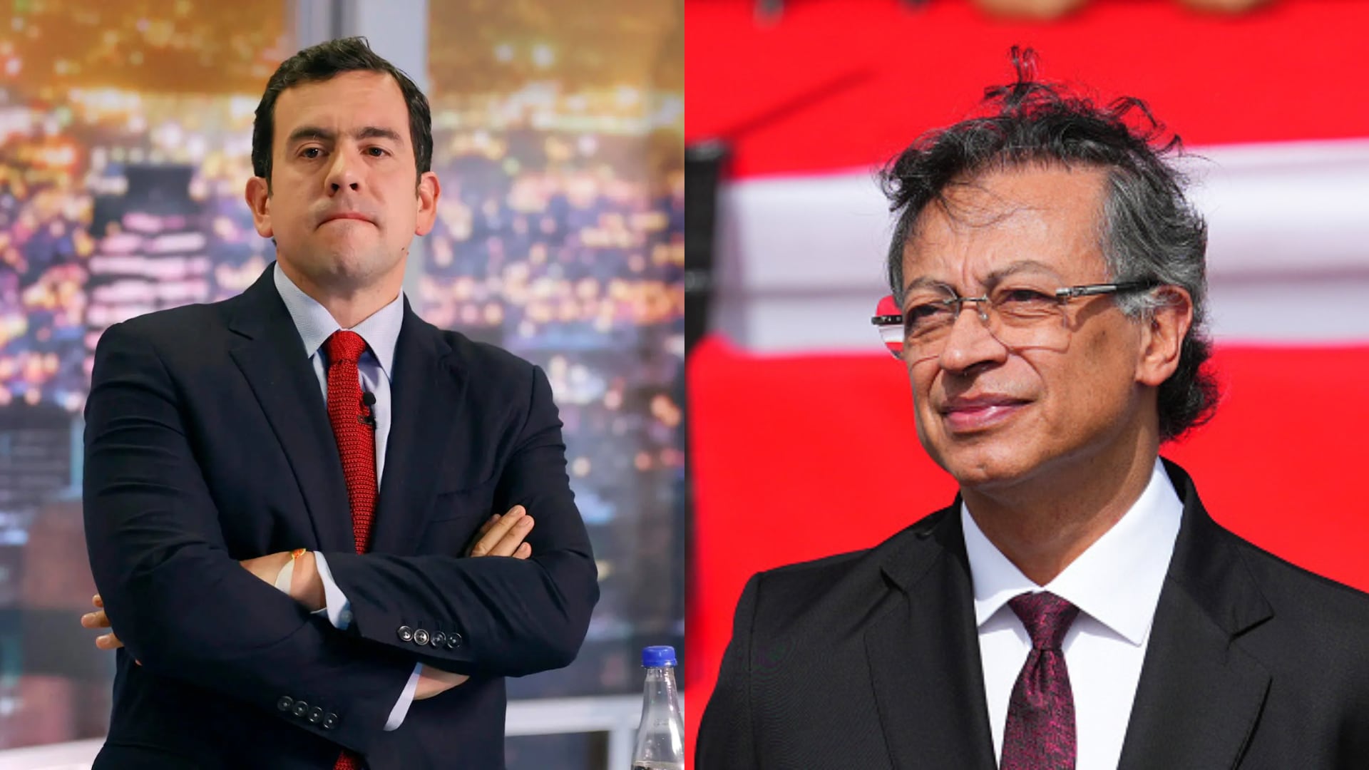 Rodrigo Lara y Gustavo Petro protagonizan fuerte cruce por labores de rescate en Pereira. Foto: Getty Images/EFE/Canva