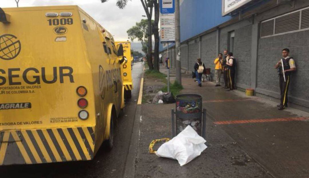 Hurto a carro de valores.