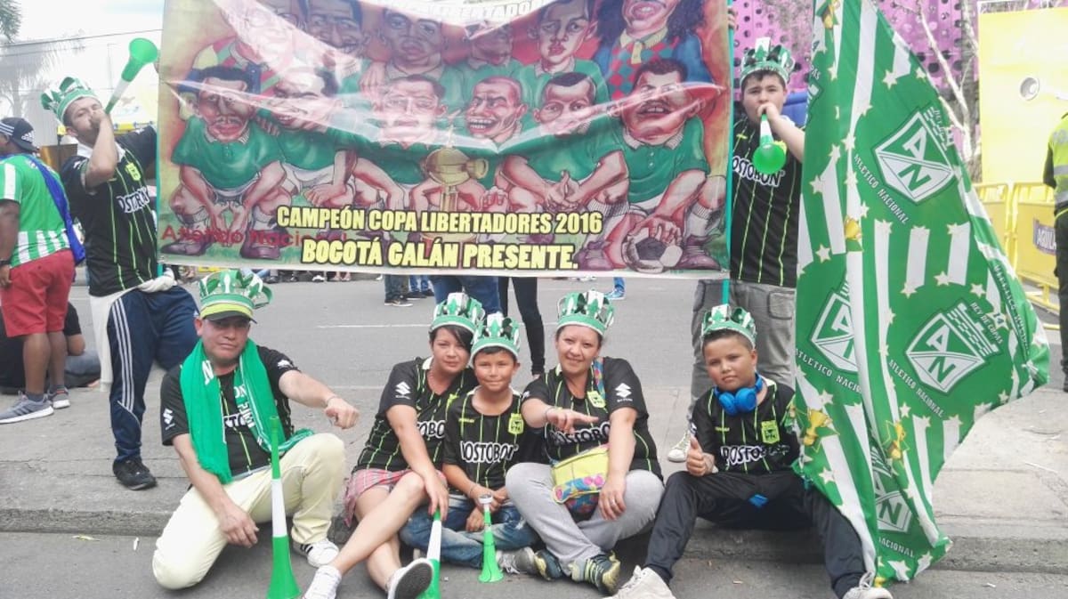 En las calles de la capital antioqueña la hinchada se muestra optimista y creen que se cumpla el sueño continental.