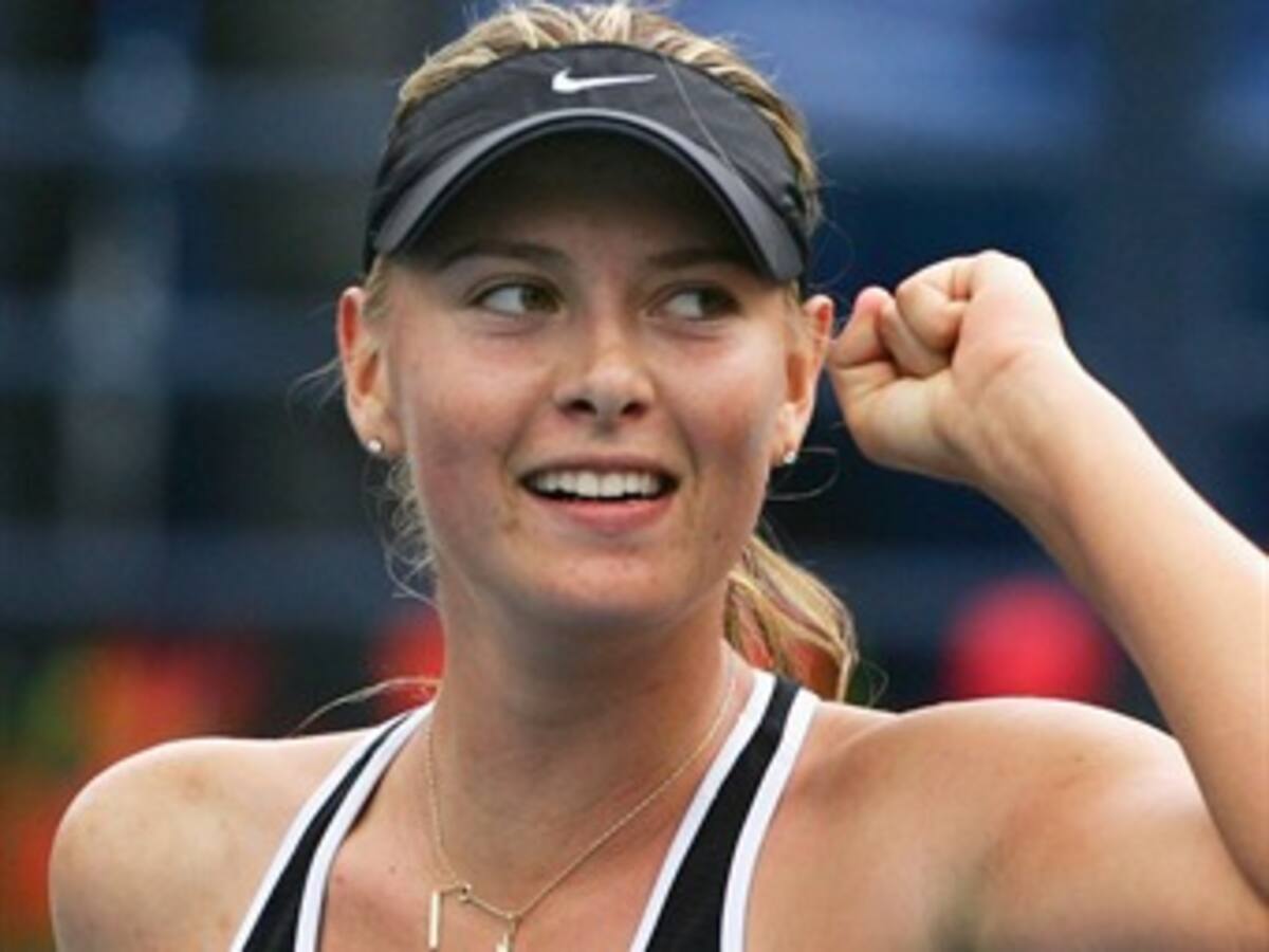 En poco más de una hora de juego Sharapova avanzó a segunda ronda del Abierto de Estados Unidos