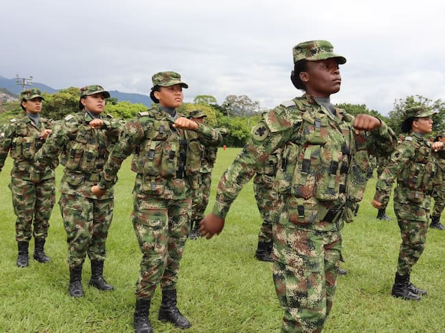 Mujeres en el Ejército Nacional