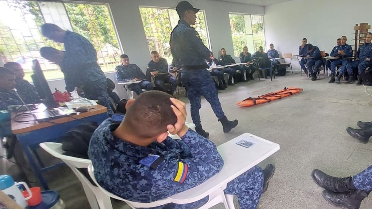 Teniente Maicol Mahecha secretario nacional de derechos humanos del SEUP