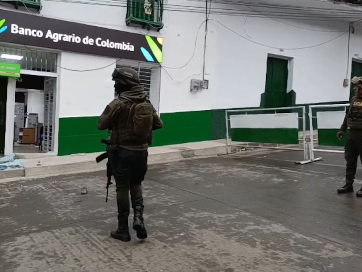 Policía frustró millonario asalto al Banco Agrario en San Sebastián, Cauca