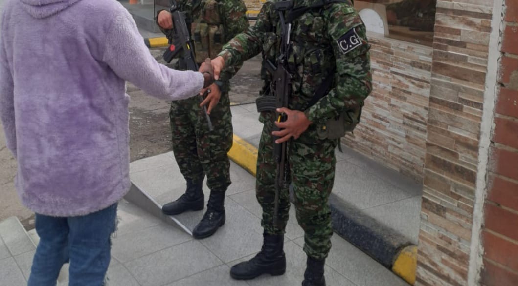 Del Chocó a Boyacá: integrante del Clan del Golfo se entregó voluntariamente en Chiquinquirá