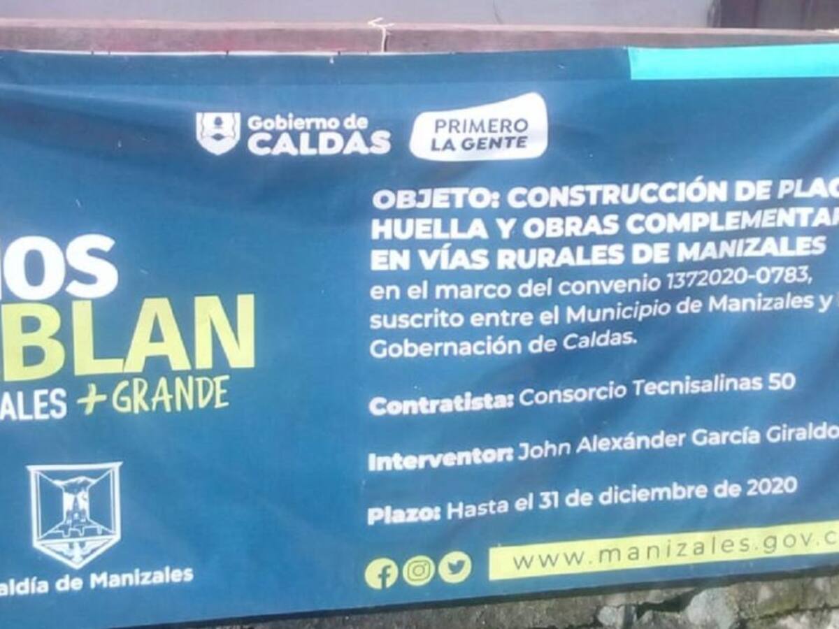 Contratista habría abandonado obras viales en La Cabaña y debería sueldos