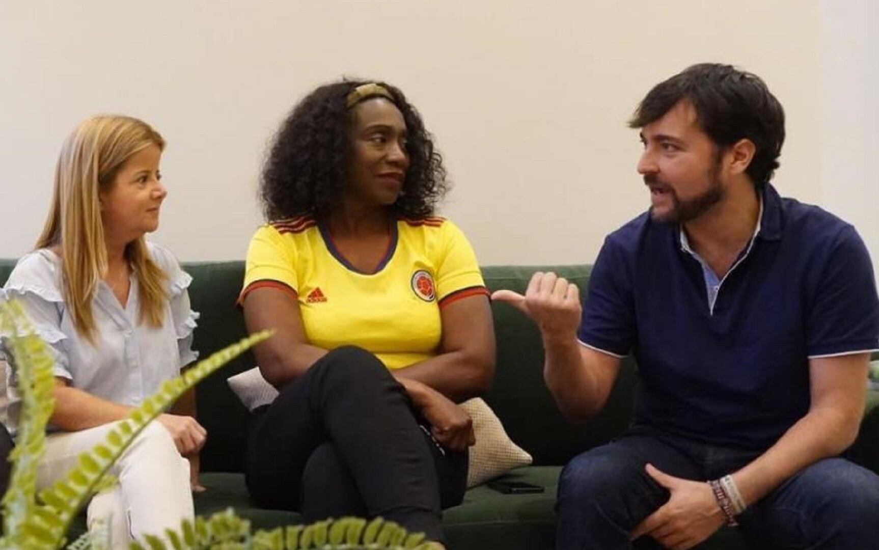 Gobernadora del Atlántico, ministra del Deporte, alcalde de Barranquilla