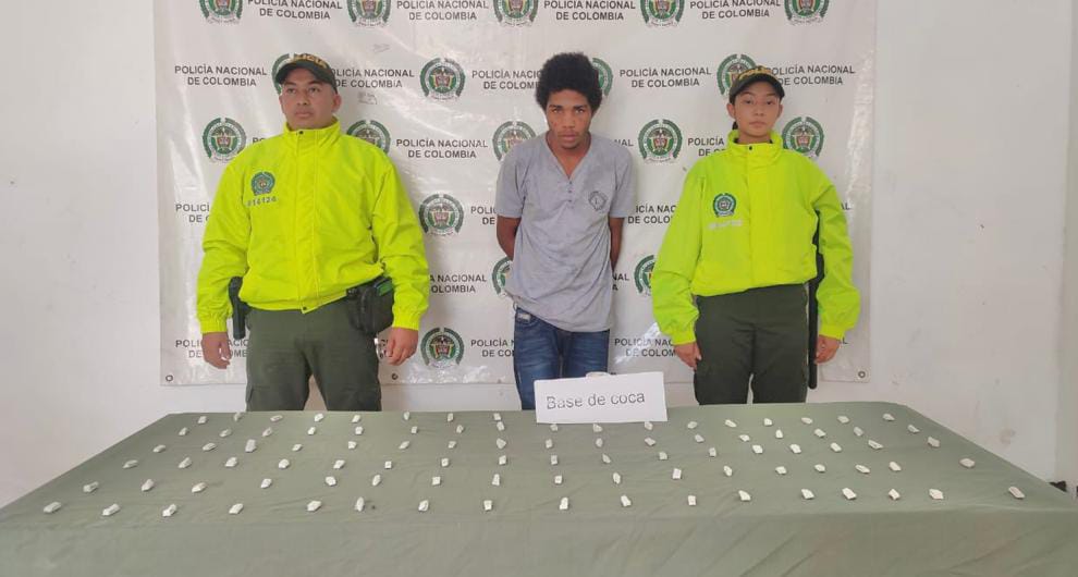 Capturado por venta de estupefacientes.