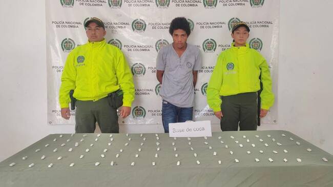 Capturado por venta de estupefacientes.