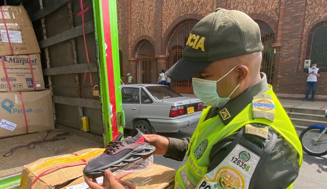 Decomiso de mercancías en Cúcuta