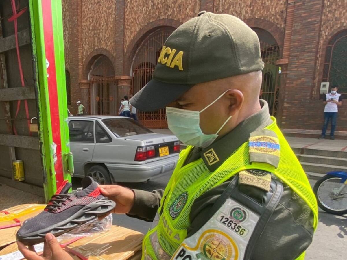 Intervención de las autoridades contra el contrabando