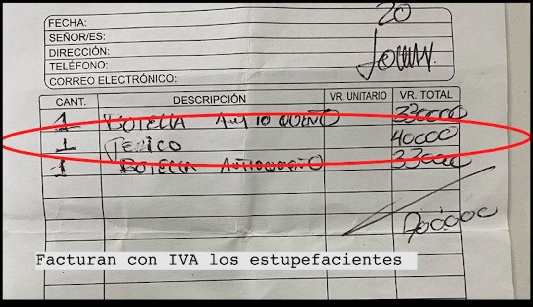 Perico a la carta y facturado con IVA en rumbas del norte de Bogotá
