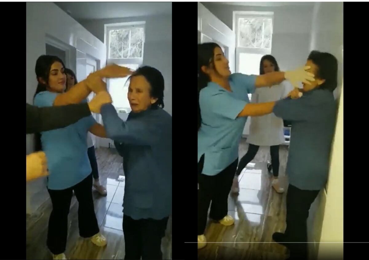 Enfermera aprovechó su cargo para golpear a una abuelita con alzhéimer Cortesía Twitter @tete4jim
