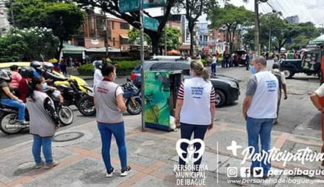 Acompañamiento marchas Ibagué 