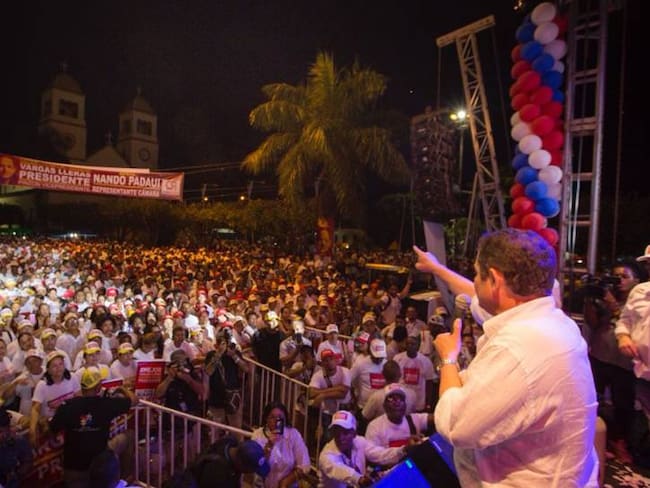 Vargas Lleras hizo cierre de campaña en Arjona, Bolívar