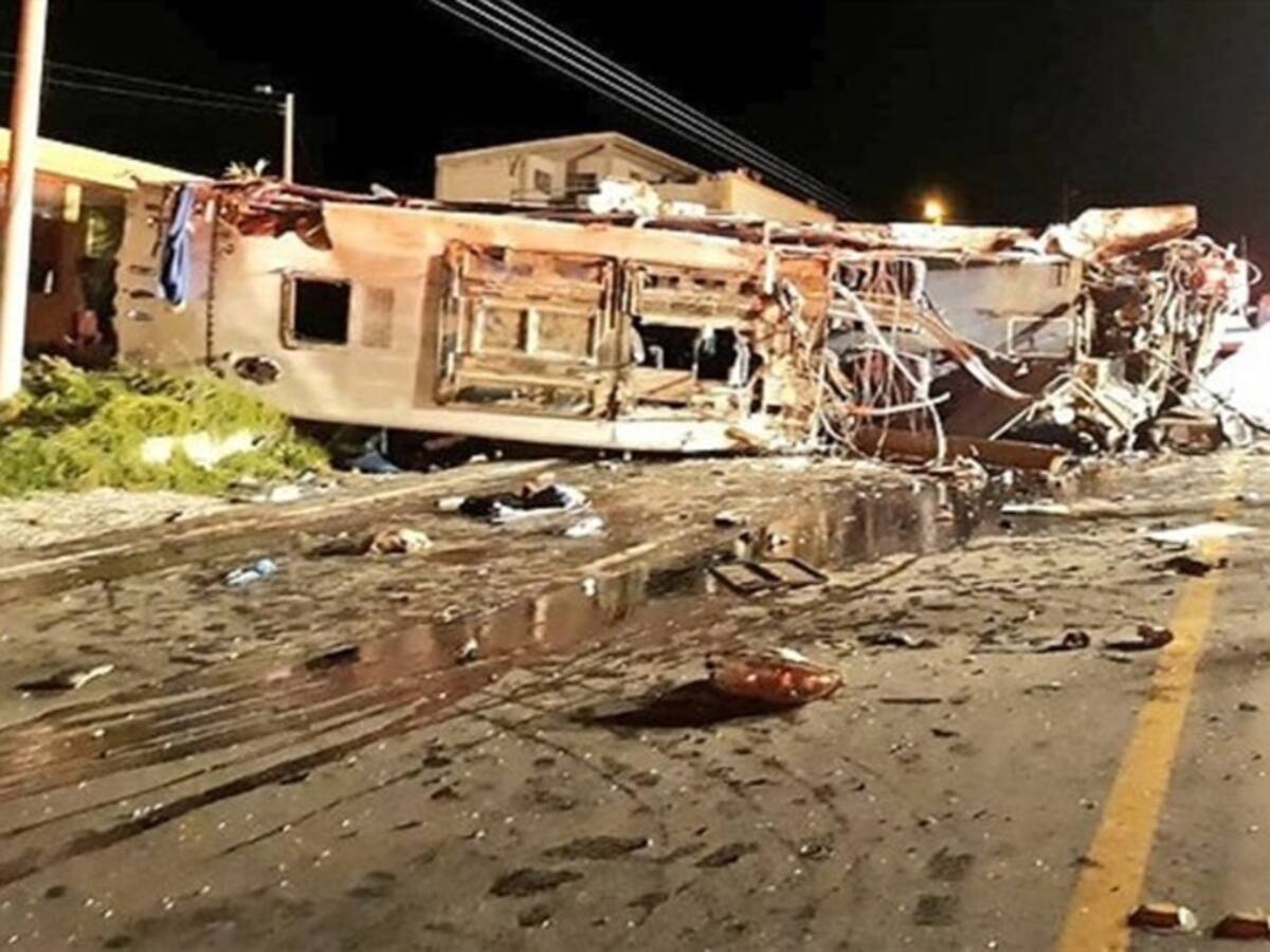 Hay confirmados 12 colombianos entre los sobrevivientes de accidente en Ecuador