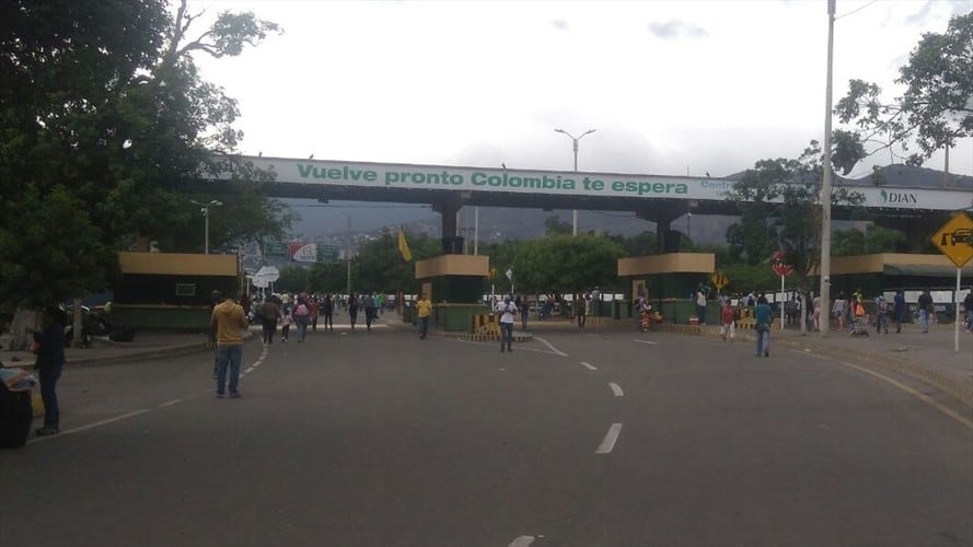 Paro cívico generó disminución en el ingreso de venezolanos hacia Cúcuta. Foto: Audrey Carrillo (W Radio)