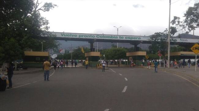 Paro cívico generó disminución en el ingreso de venezolanos hacia Cúcuta. Foto: Audrey Carrillo (W Radio)