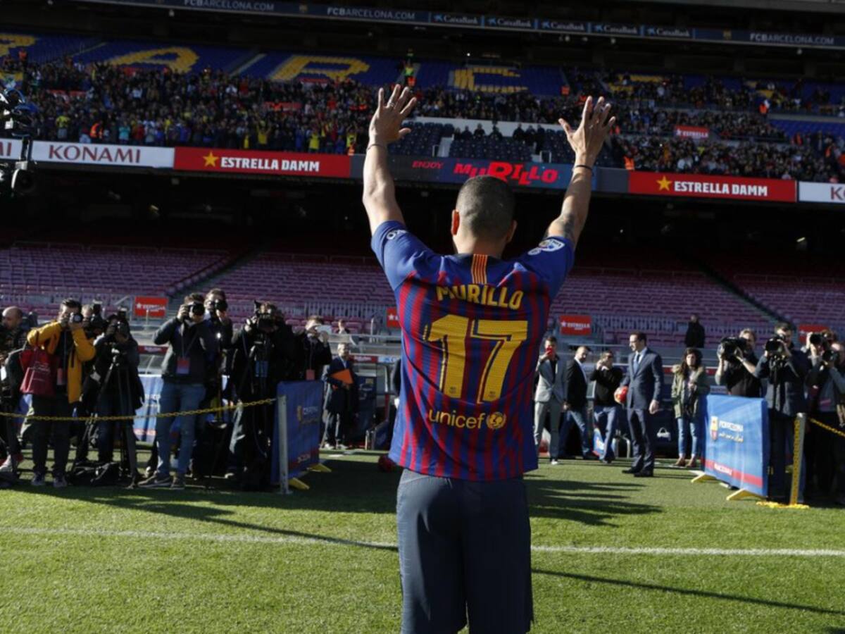 Jeison Murillo jugará con la camiseta número 17 en el Barcelona