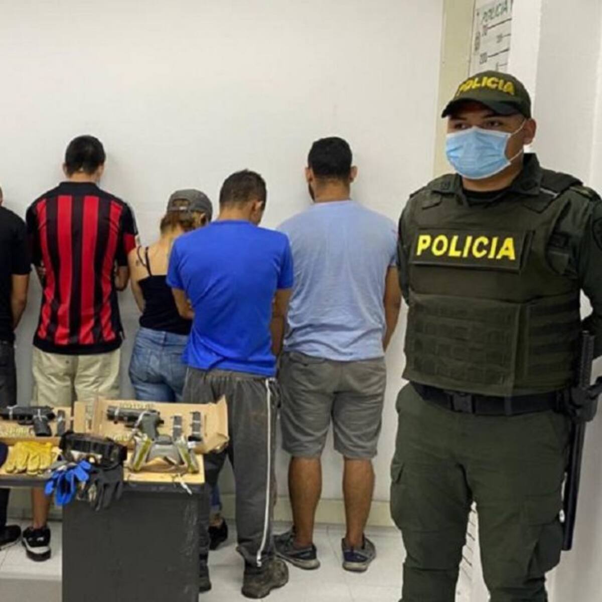 Capturados 7 integrantes de primera línea con insumos para “bombas molotov”