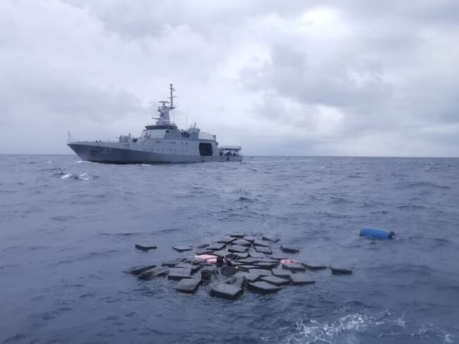 Incautación cocaína - Armada de Colombia