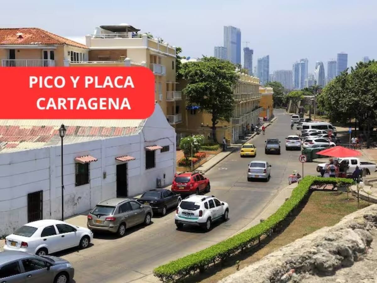 Desde el lunes 7 de julio cambia pico y placa para motos y particulares en Cartagena