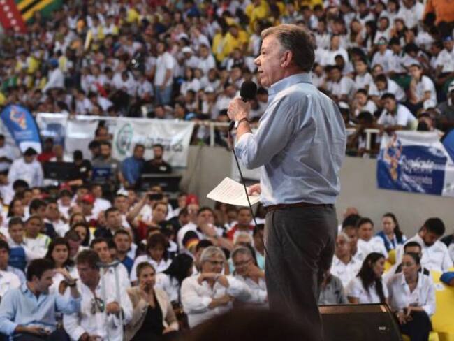 Santos pedirá al Congreso la creación del Ministerio del Deporte