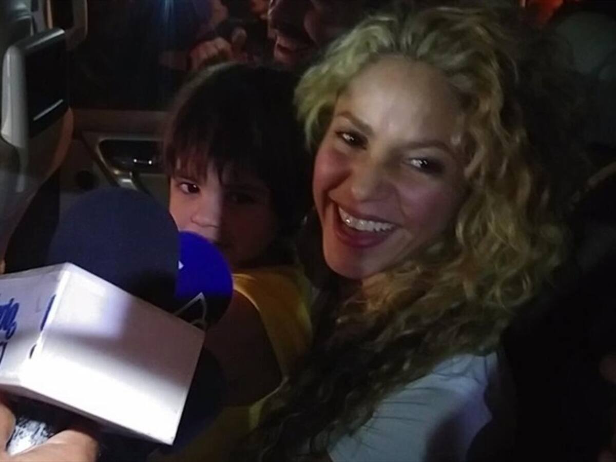 Shakira y Piqué ya están en Barranquilla