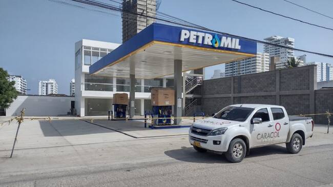 La estación de servicios está ubicada en la carrera 14 con calle 42