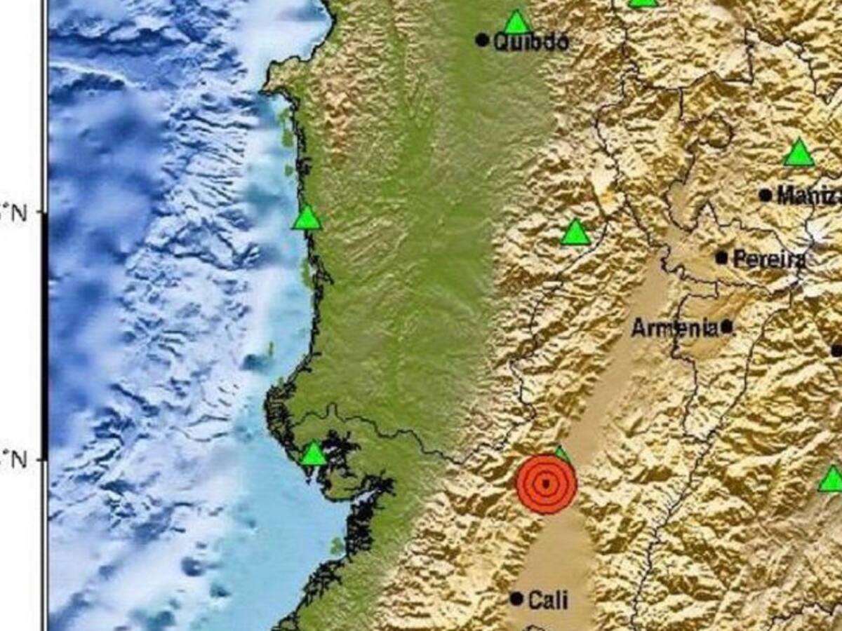 Leve temblor se registró este domingo en el centro del Valle