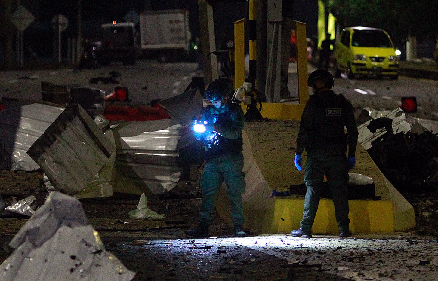 Acciones terroristas del ELN en el AMC. / Foto: EFE - Mario Caicedo.