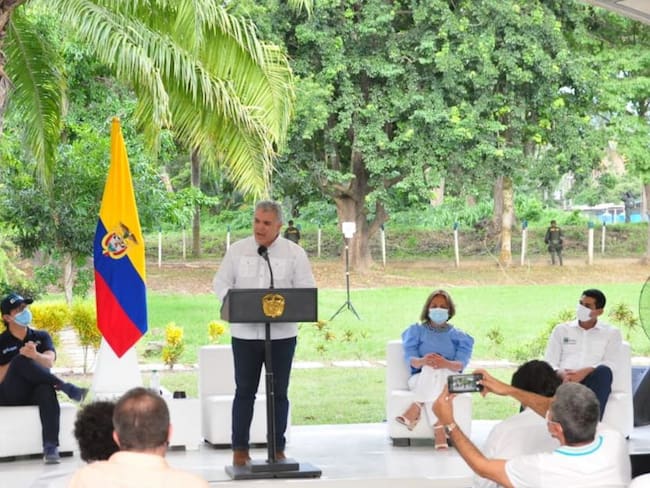 Presidente Iván Duque anunció inversión para proyectos estratégicos en el Magdalena