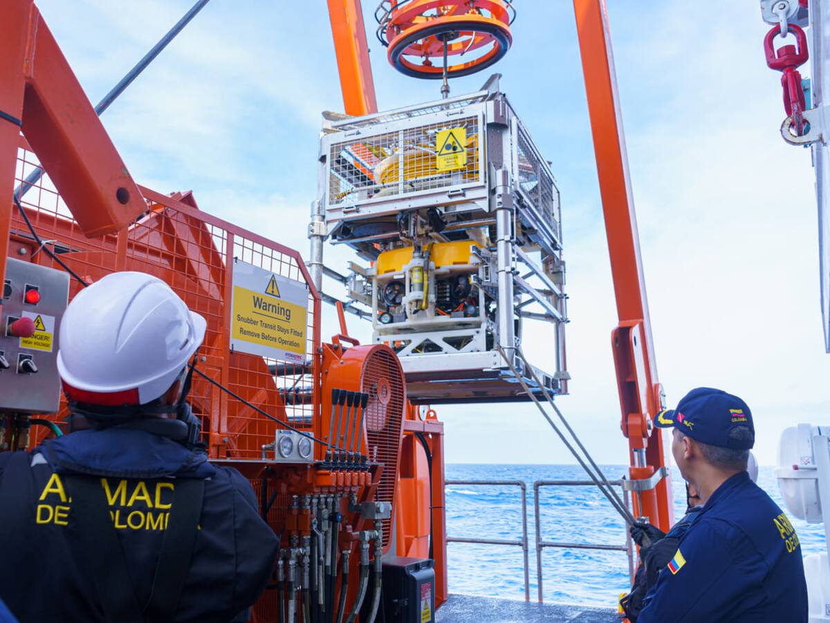 Expedición científica ha catalogado 1.138 objetos del galeón San José