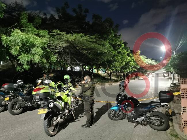 Autoridades en la escena del crimen. Cúcuta, Norte de Santander.