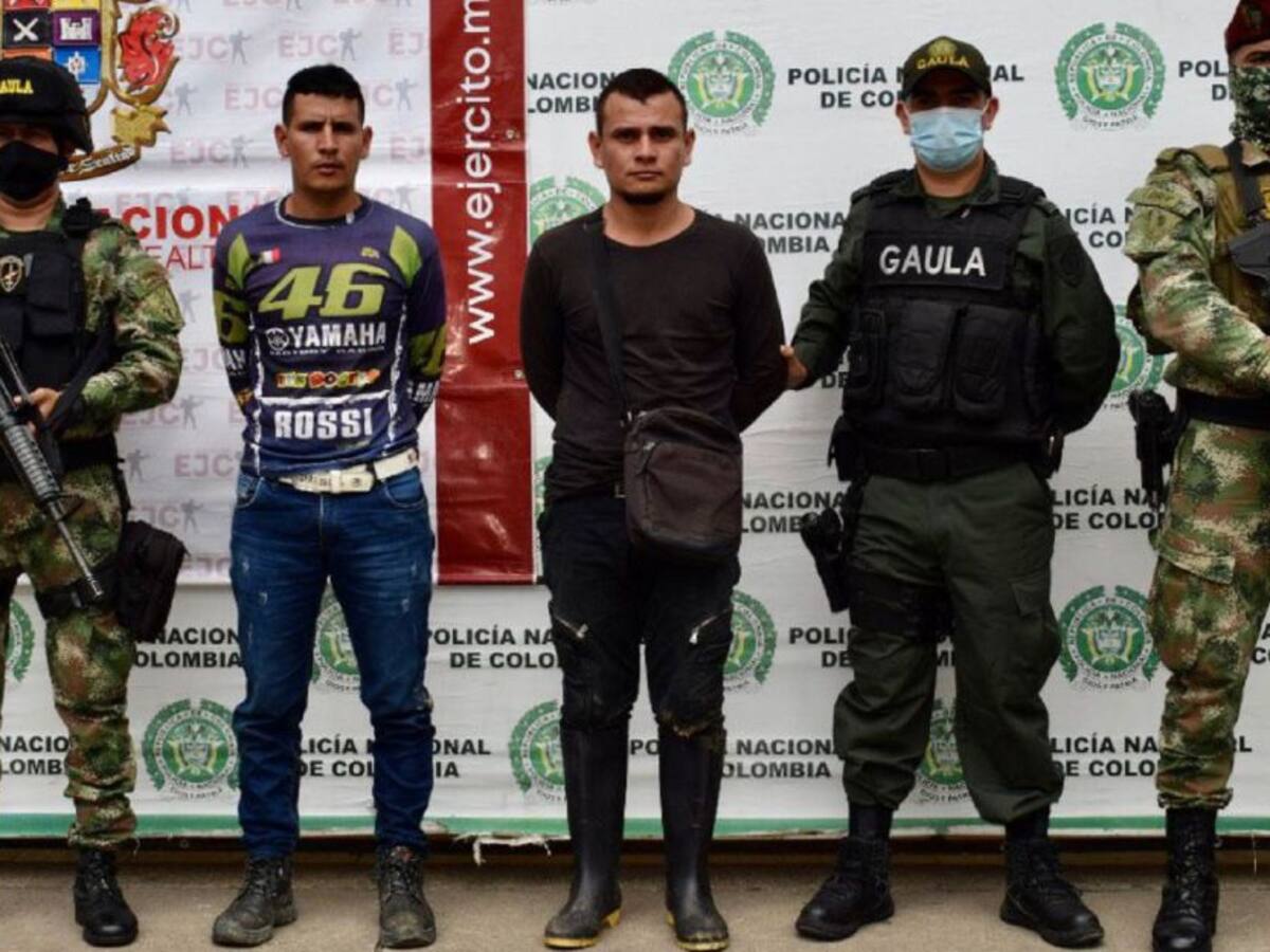 En Caquetá capturan dos presuntos integrantes del GAO-r E Carolina Ramírez