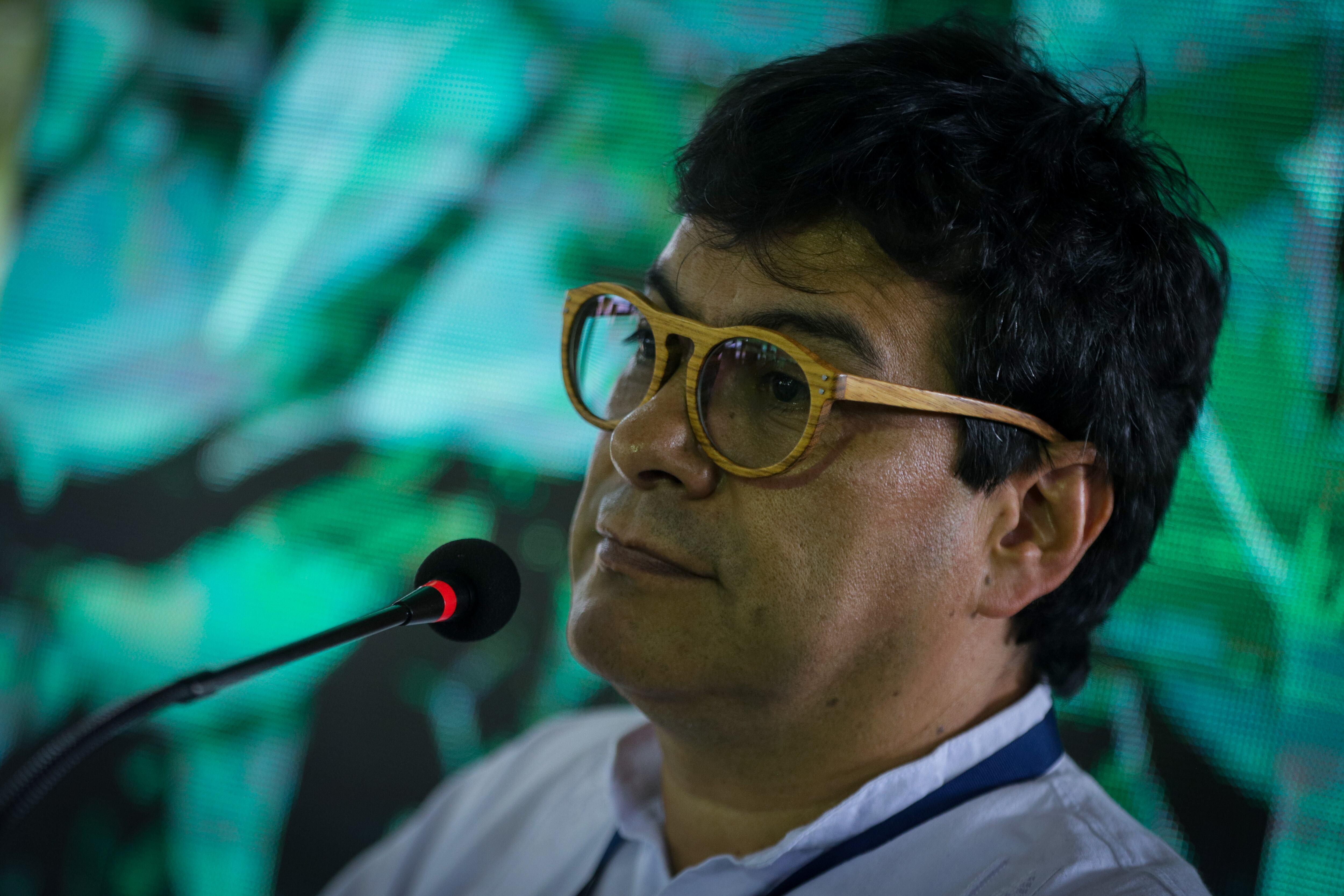 El Comisionado para la Paz, Danilo Rueda se pronunció sobre el secuestro de un sargento en Arauca, por parte del ELN (Colprensa - Álvaro Tavera)