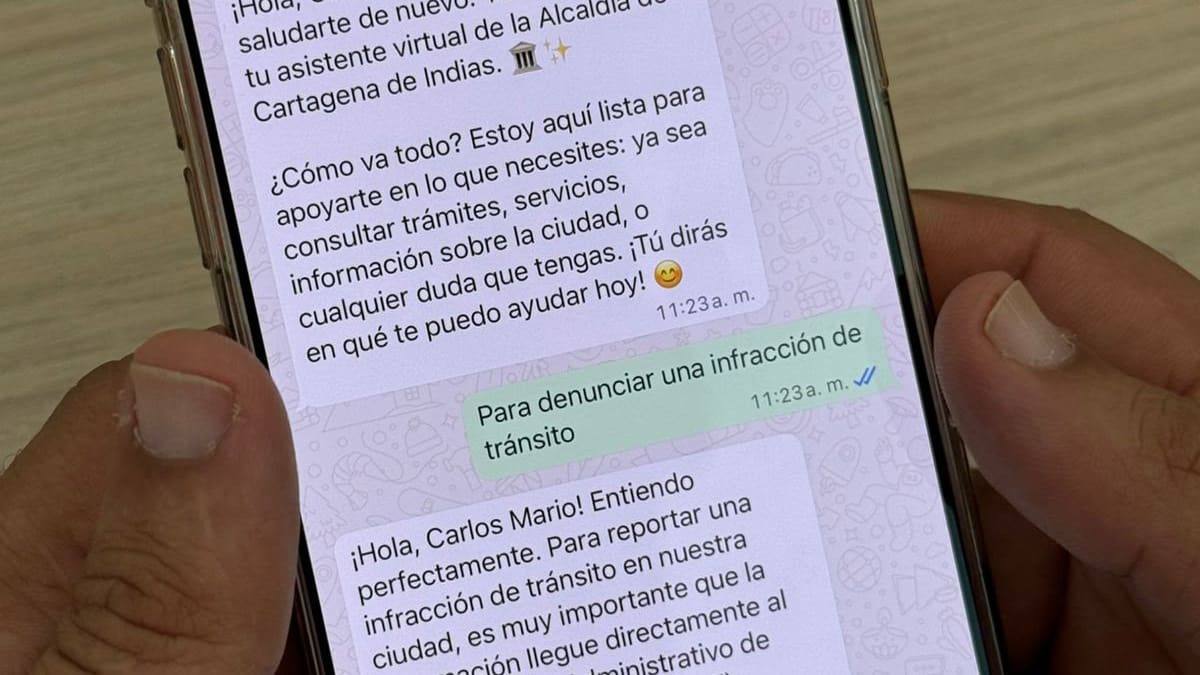 Por WhatsApp se puede denunciar a los cartageneros infractores de tránsito