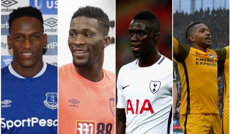 Yerry Mina, Jefferson Lerma, Dávinson Sánchez y José Izquierdo.