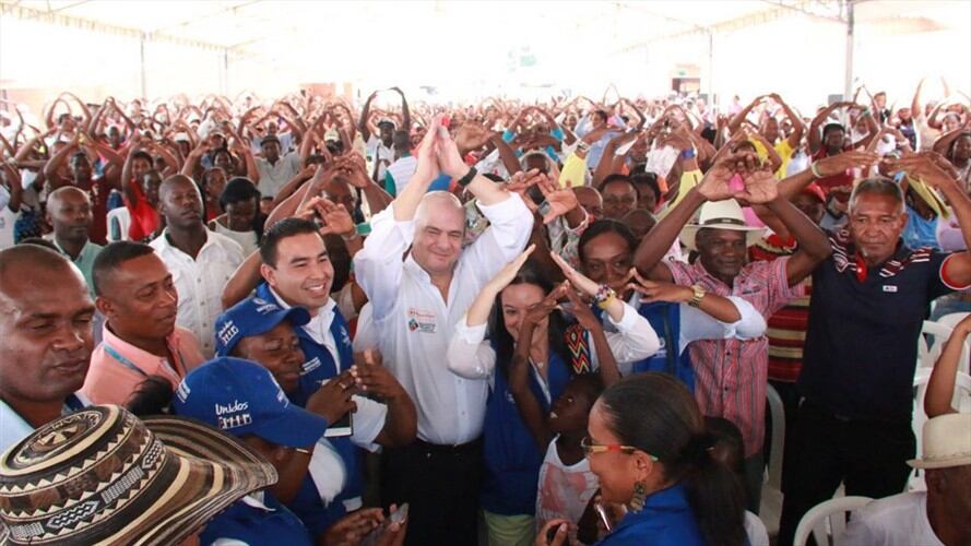 Germán Vargas Lleras en su visita a Popayán. Foto: Vicepresidencia
